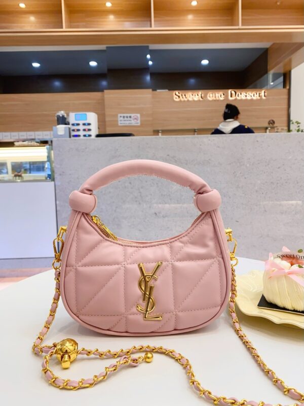 Luxury Women's Handbag with Nylon Lining and Chain Decoration for Ladies As a Gift