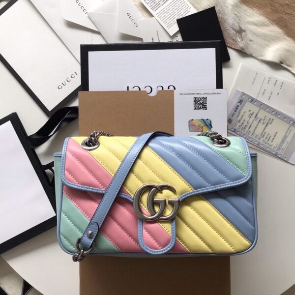 GG Marmont Colorblock Crossbody Shoulder Bag