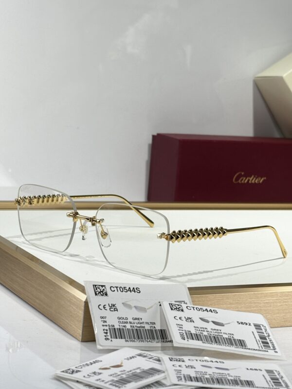 Cartier business elite must-have 18K gold glasses and sunglasses